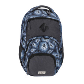 Ghiozdan Manal, 2 compartimente principale, 2 compartimente mici, alb