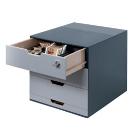 Coffee Point Box Durable cu 3 sertare 292x356x280 mm antracit, cu inc