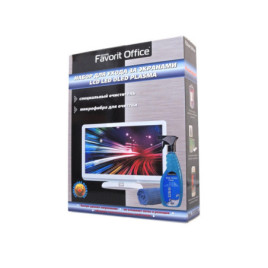 Set spray 500 ml + laveta microfibra 25 x 25 cm ecran LCD/LED, Favori