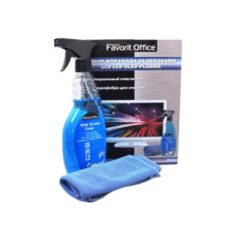 Set spray 500 ml + laveta microfibra 25 x 25 cm ecran LCD/LED, Favorit