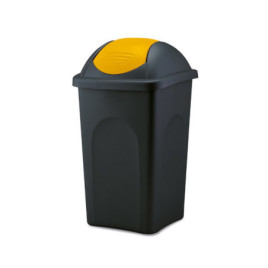 Cos gunoi Multipat 60L capac galben, rezistent, durabil, colectarea s