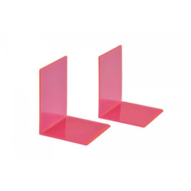 Suport carti bookend MAUL, 10x10x13 cm, sticla acrilica, transparent,