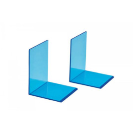 Suport carti bookend MAUL, 10x10x13 cm, sticla acrilica, transparent,
