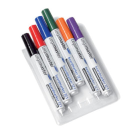 Marker pentru tabla Legamaster, TZ1 varf rotund, 1.5-3 mm, 6 culori/s