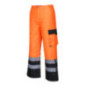 Pantaloni HiVis Contrast Captusiti Portocaliu/Negru XL