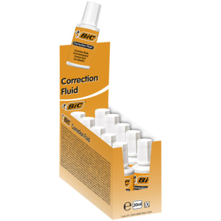 Fluid corector Bic, aplicator pensula, 20 ml
