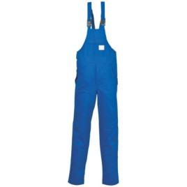 Pantaloni pieptar, ignifugi bumbac 310 g/mp marimea 56, bretele elast