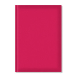 Agenda nedatata A5, hartie offset alb, coperta fucsia