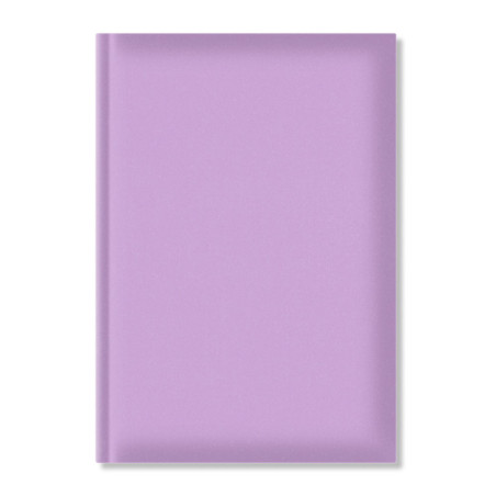 Agenda nedatata A5, hartie offset alb, coperta lila