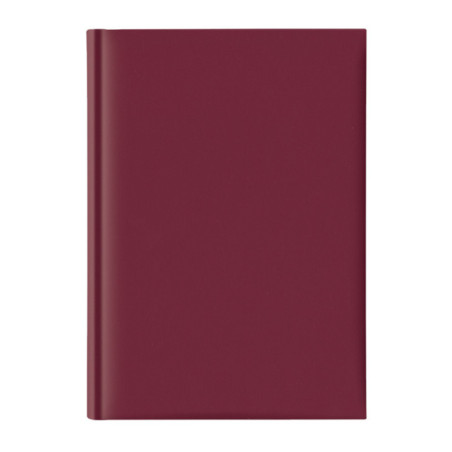 Agenda nedatata A5, hartie offset alb, coperta bordeaux