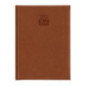 Agenda Dakota, A4, datata, hartie ivory, coperta maro