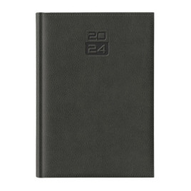 Agenda Dakota, A5, datata, hartie ivory, coperta gri