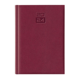 Agenda Dakota, A5, datata, hartie ivory, coperta bordeaux