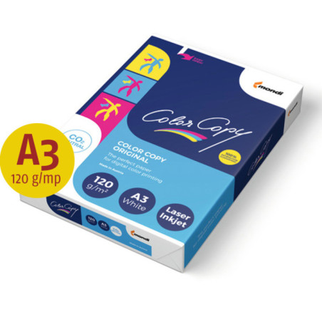 Hartie Mondi, Color Copy, A3, 120 g/mp, 250 coli/top
