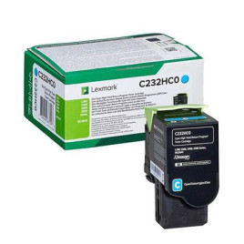 Toner original Lexmark C232HC0, 2300 pagini, cyan