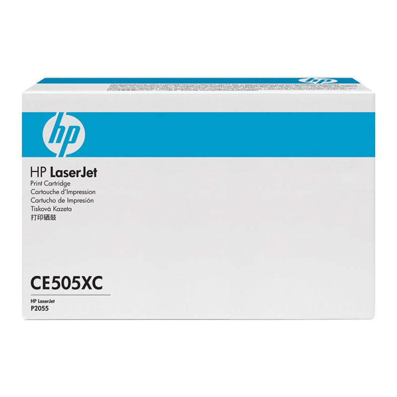 Toner, HP, CE505XC, 6500 pagini, negru