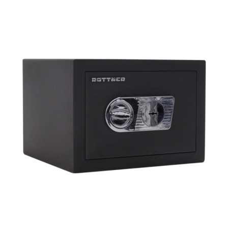 Seif TOSCANA40 incuietoare pe cheie 300x420x390mm, negru, capacitate