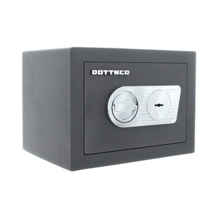 Seif TOSCANA26 incuietoare pe cheie 270x370x280mm, negru, capacitate